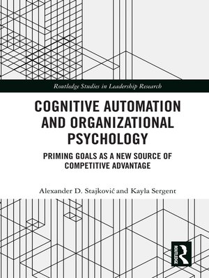 cover image of Cognitive Automation and Organizational Psychology